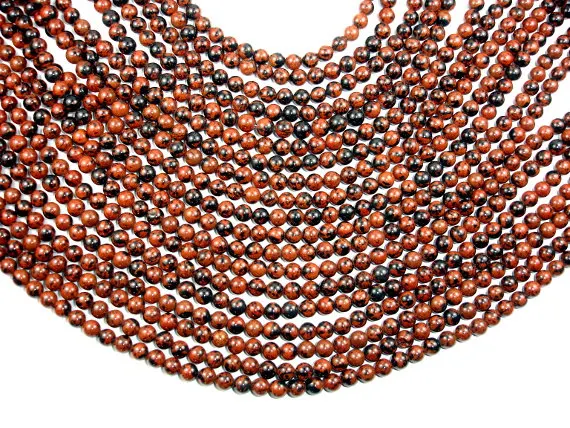 Mahogany Obsidian Beads3
