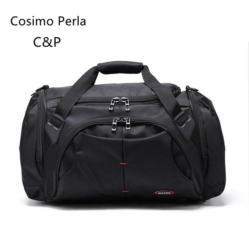 

Extra Large Capacity Men Nylon Travel Bag with shoe pocket Waterproof Fitness Yoga Bag Fashion Women Weekend Outdoor Duffle Bags