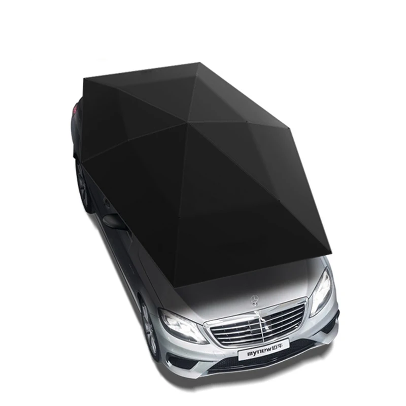 4,2 м Unversal портативный полностью автоматический автомобильный навес приставная палатка для автомобиля зонтик покрытие на крышу УФ Защита наборы солнцезащитный козырек - Название цвета: HH-019-042-M
