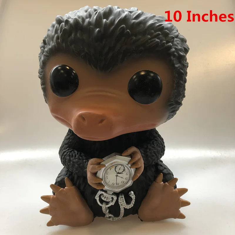 Эксклюзивный 10 ''огромный размер Funko pop Secondhand Фантастические звери-ниффлер Виниловая фигурка Коллекционная модель свободная игрушка без коробки