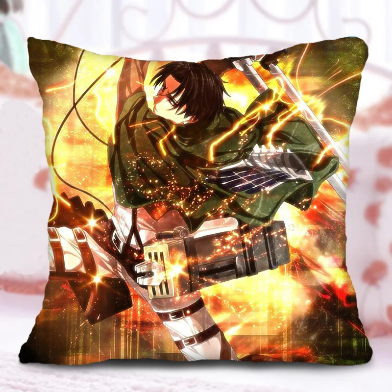 Подушка для дивана Attack On Titan Shingeki No Kyojin Eren мультяшная аниме фигурка с принтом|attack