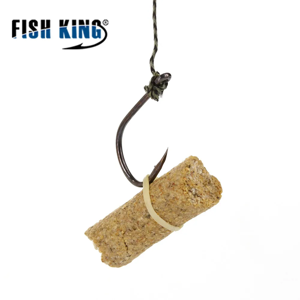 Fish King 1 шт. Размер: 30 г кормушка для ловли карпа рыболовная клетка для приманки с бочкой поворотный свинцовый грузило с крючками для ловли карпа рыболовные снасти