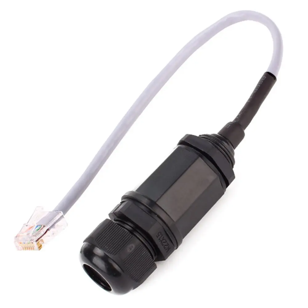 Надежный M20 Ethernet LAN RJ45 водонепроницаемый разъем витая пара кабелей