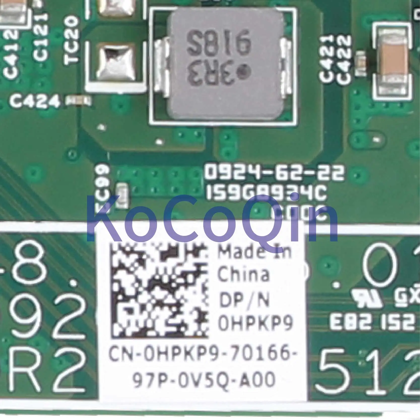 Материнская плата KoCoQin для ноутбука DELL Inspiron 1750 материнская 1545 09206 hpkp9 0728020 1 216