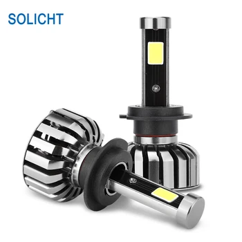 

SOLICHT Automotive Led Light Kits N7 80W H1 H3 H4 H7 880 H11 H13 9004 9005 9006 9007 Car Headlamp 12 Volt Led Car Light Bulbs