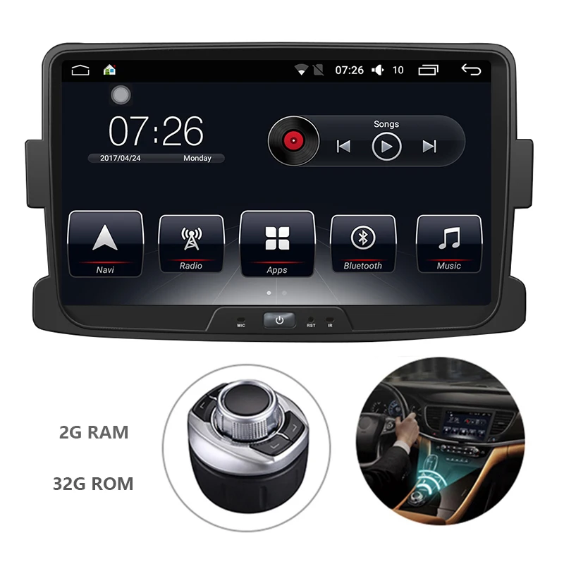 

Android 7.1 Car Multimedia Player 8 inch audio radio video I din navigation system for Renault Duster/Sandero/Logan 2003-2017