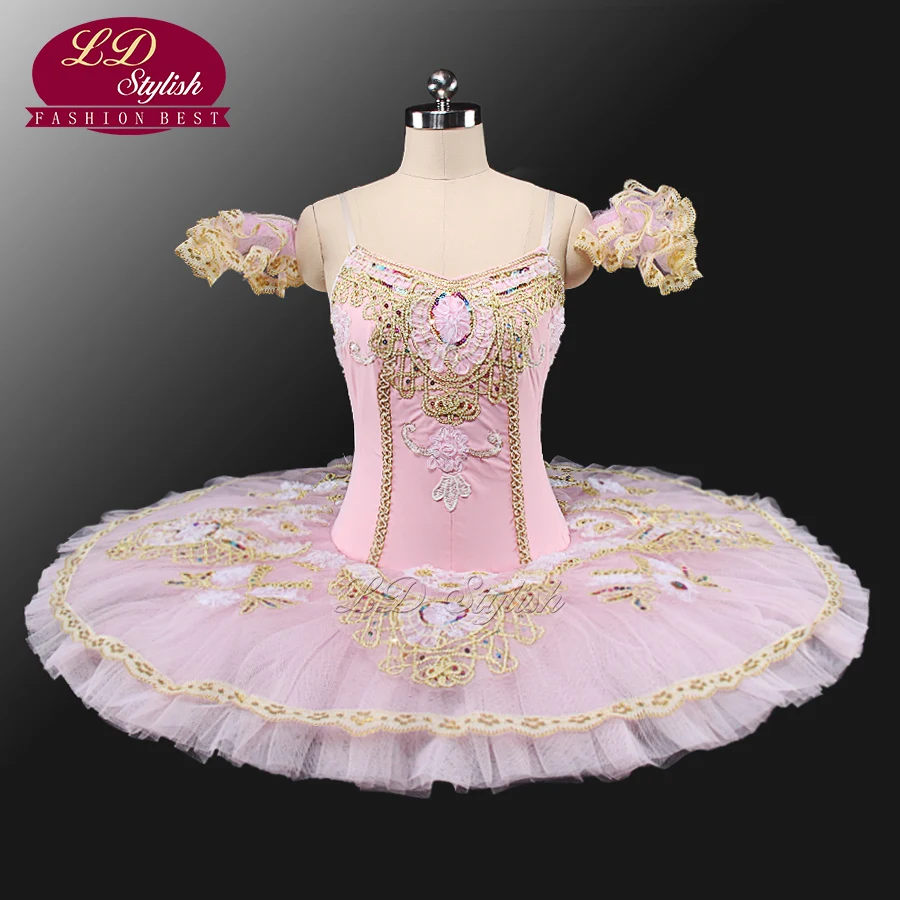 Взрослых розовый балетная пачка балетные пачки для производительности спальный нарядные платья для девочек балетная сцена носят Apperal LD0001