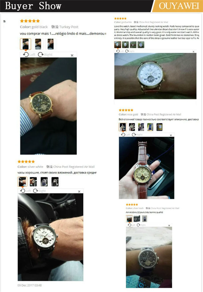 Mechanical Watch Mens Top Brand Luxury Tourbillon Men's Automatic Mechanical Watches Wristwatch Leather watch relogio masculino  (11)