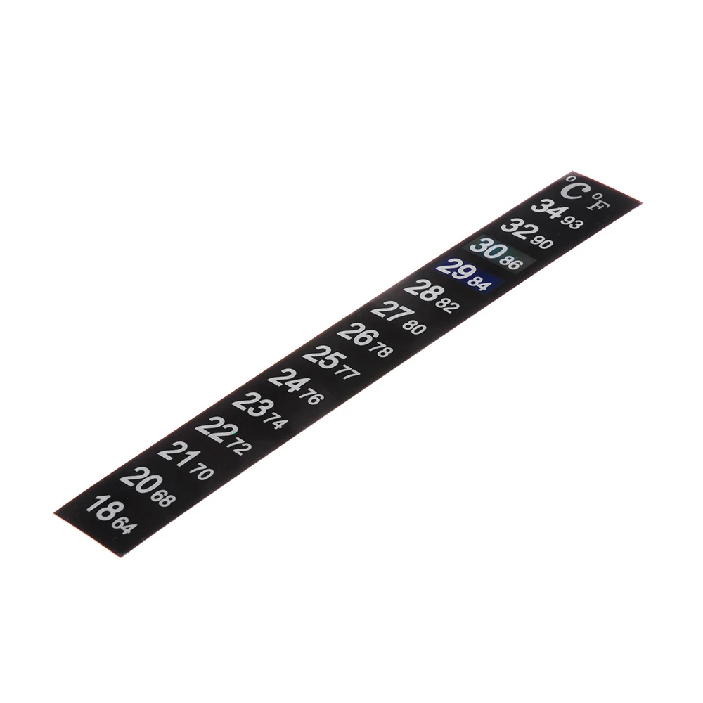 

Aquarium Thermometer Temperature Sensing Sticker Thermochromic for Fish Tank Temperature Control Heater Aquatic Supplies