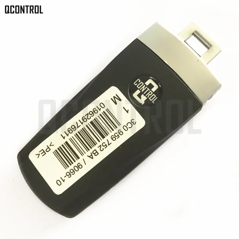 QCONTROL Автомобильный Дистанционный умный ключ DIY для VW/VOLKSWAGEN 3C0959752BA/HLO3C0959752BA для PASSAT/CC/MAGOTAN