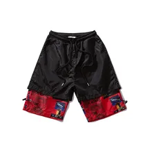 Летние хип хоп Карго короткие мужские Harajuku шорты для бега Fiteness до колена хип хоп Уличная Праздничная пляжная шорты