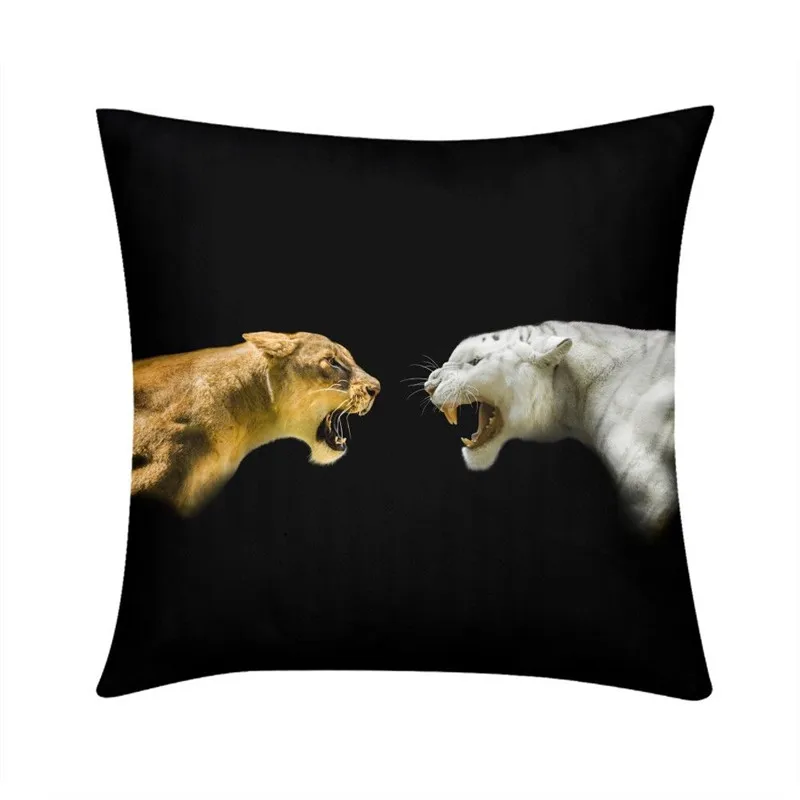 45*45cm Square Pillow Case Cool Animal Lion Cat Horse 3D Printing Pillow Covers Non Toxic Eco Friendly Home Hotel Pillow Covers 45*45cm Square Pillow Case Cool Animal Lion Cat Horse 3D Printing Pillow Covers Non Toxic Eco Friendly Home Hotel Pillow Covers