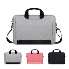 Модный водонепроницаемый устойчивый к царапинам портфель для ноутбука 13 14 15 дюймов сумка с ремешком для ноутбука чехол для Macbook для женщин и мужчин