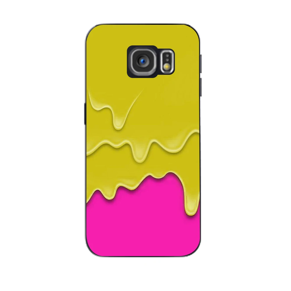Новинка 2015 Мороженое Белый Жесткий чехлы для Samsung Galaxy S6 Бесплатная доставка |