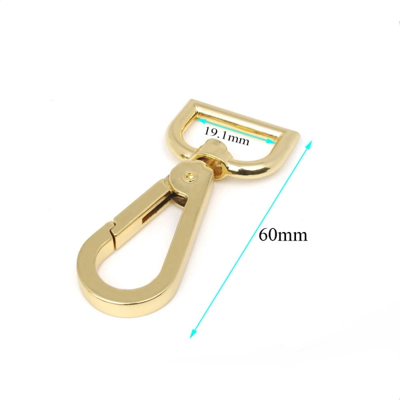 Gold Key Ring Bag Clasps Lobster Swivel Trigger Clips Snap Hook Key D Ring Keychain Strapping | UK Keychain Snap Hooks