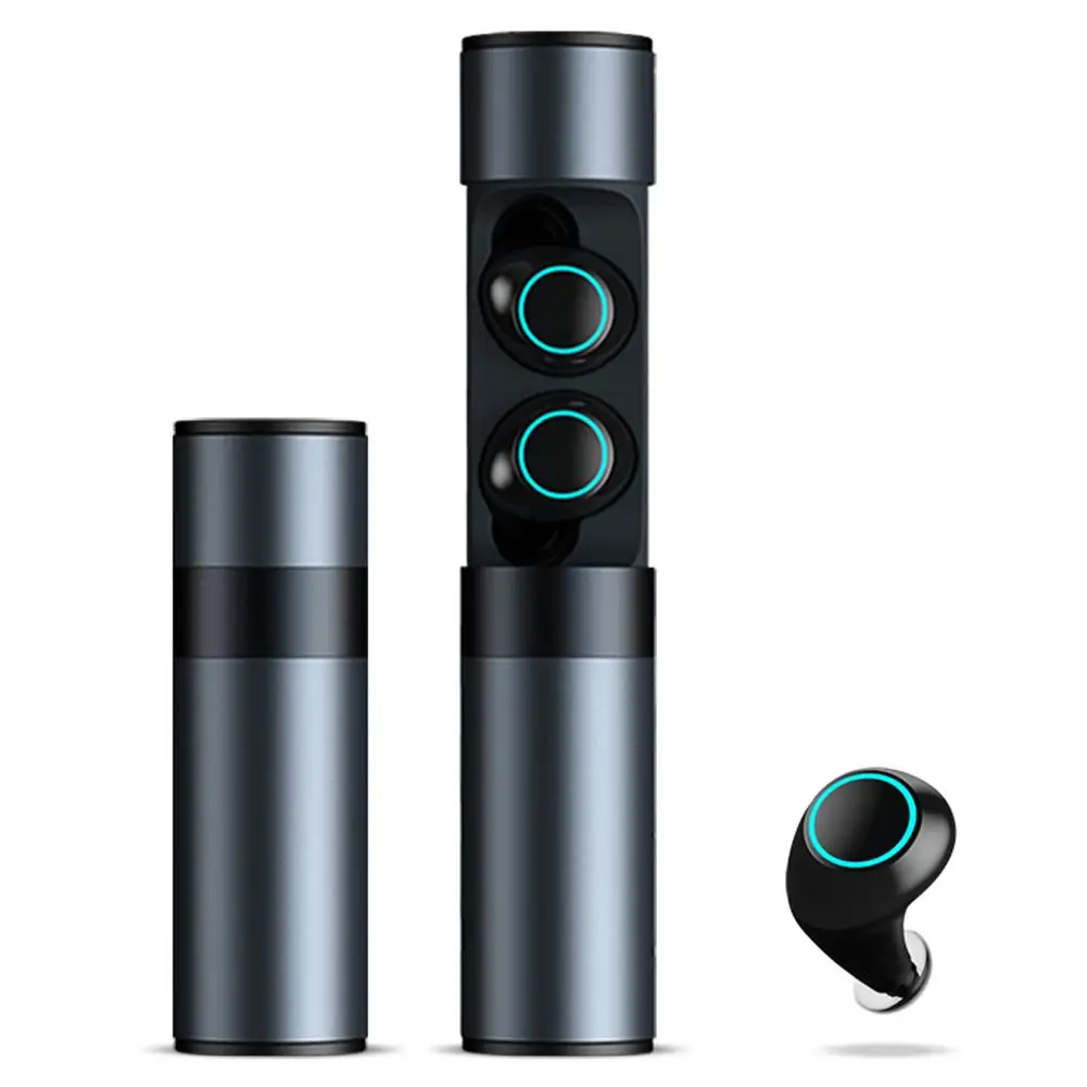 J1 Touch Control Bluetooth Earphone 5.0 Wireless Waterproof Bluetooth Earphone with Charging Case Stereo Earphones Handsfree