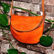 AETOO новая кожаная сумка растительного дубления в стиле ретро с водными пятнами кожаная сумка через плечо женская маленькая сумка