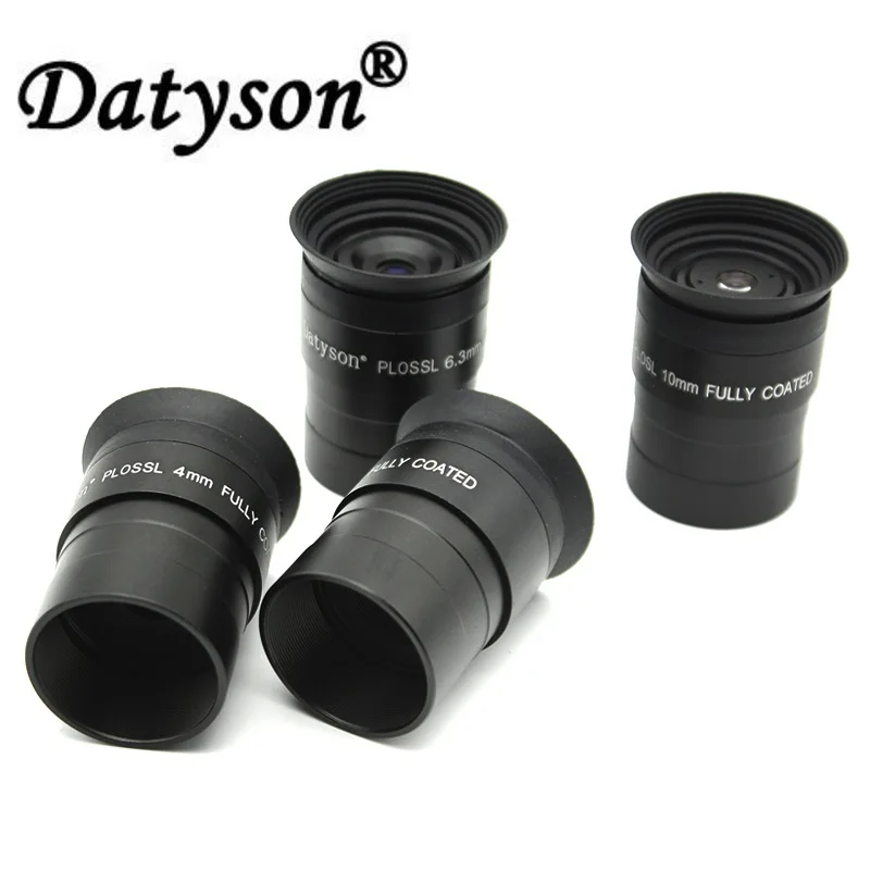 

DATYSON 1.25" Plossl Eyepiece Fully Coated Astronomical Telescope Ocular Lens Optional Focal Length 4mm 6.3m 10mm 12.5mm