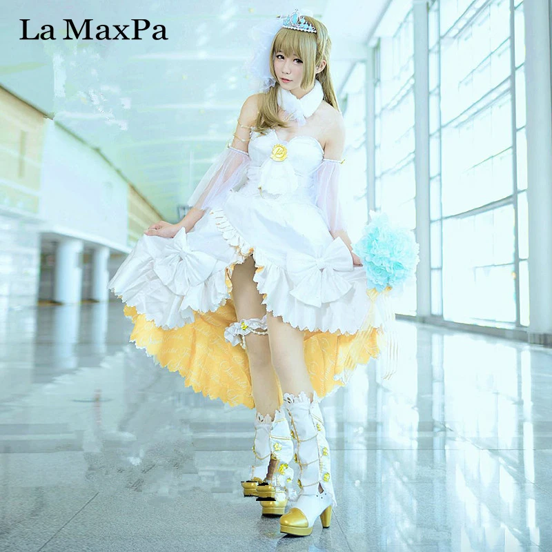 La maxpa lovelive love live пробуждение wedding dress kotori минами косплей японский костюм аниме