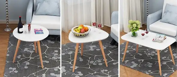 24 styles: Nordic modern simple living room coffee table, triangular and oblong mini corner/tea/end table,small coffee desk 24 styles: Nordic modern simple living room coffee table, triangular and oblong mini corner/tea/end table,small coffee desk