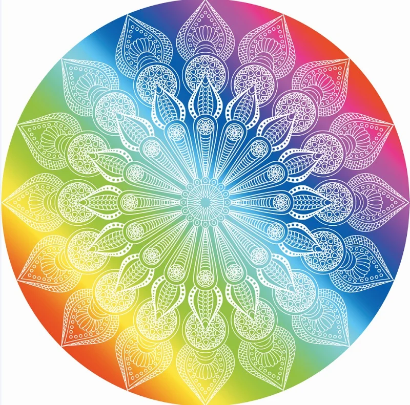 

India Elephant Tapestry Rainbow Chakra Mandala Wall Hanging Tapestry Boho Chiffon Thin Summer Beach Towel Tippet Bikini Cover Up