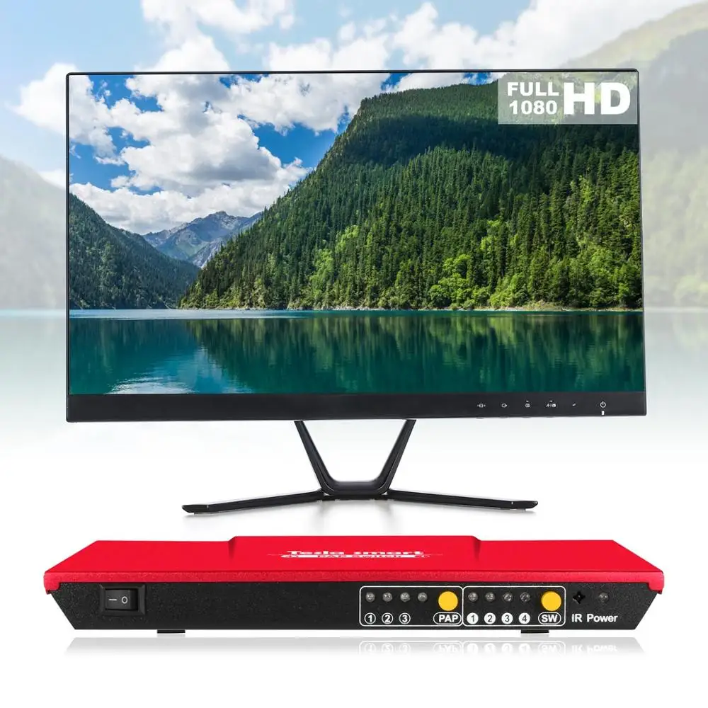  Tesla smart 4x1 HDMI Switch 4 In 1 Out 1080P@60Hz with PAP Function Seamless routes 4 Full HD sourc