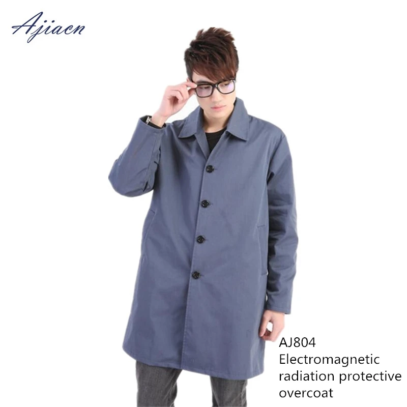 

New Men's electromagnetic radiation protective coat,computer room,Jacket and pants sets EMF shielding, RFID block work clothing