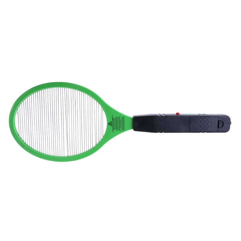 Электрическая противомоскитная муха мухобойка Жук Zapper Killers ракетка домашняя борьба с вредителями - Цвет: Зеленый
