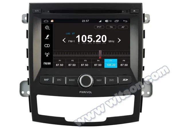 Discount 7" Octa-Core Android 8.0 OS Car DVD GPS Radio for Ssangyong Korando 2010-2013 & Actyon 2012-2018 with Optional ADAS Function 4