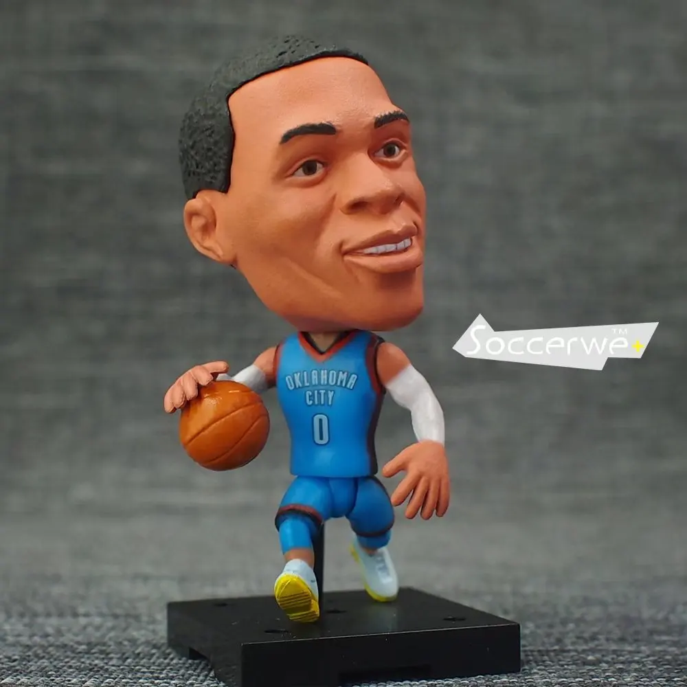 

Basketball Star 6.5cm Height Resin Dolls 0# WESTBROOK (Thunders + Blue) 2.5" Action figure toys
