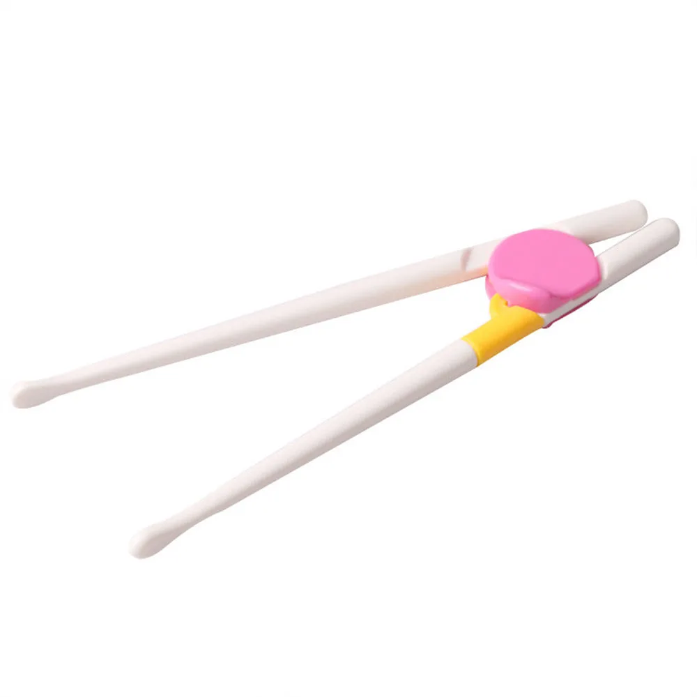1 пара Детские тренировочные палочки для еды Пластиковые Детские тренировочные Палочки Инструмент для еды помощник для ребенка твердая