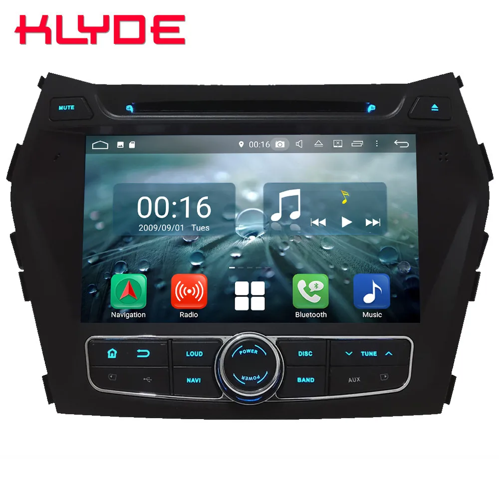 

8" Octa Core 4G WIFI Android 8.1 4GB RAM 64GB ROM RDS Car DVD Multimedia Player Radio Stereo For Hyundai IX45 Santa Fe 2013-2016