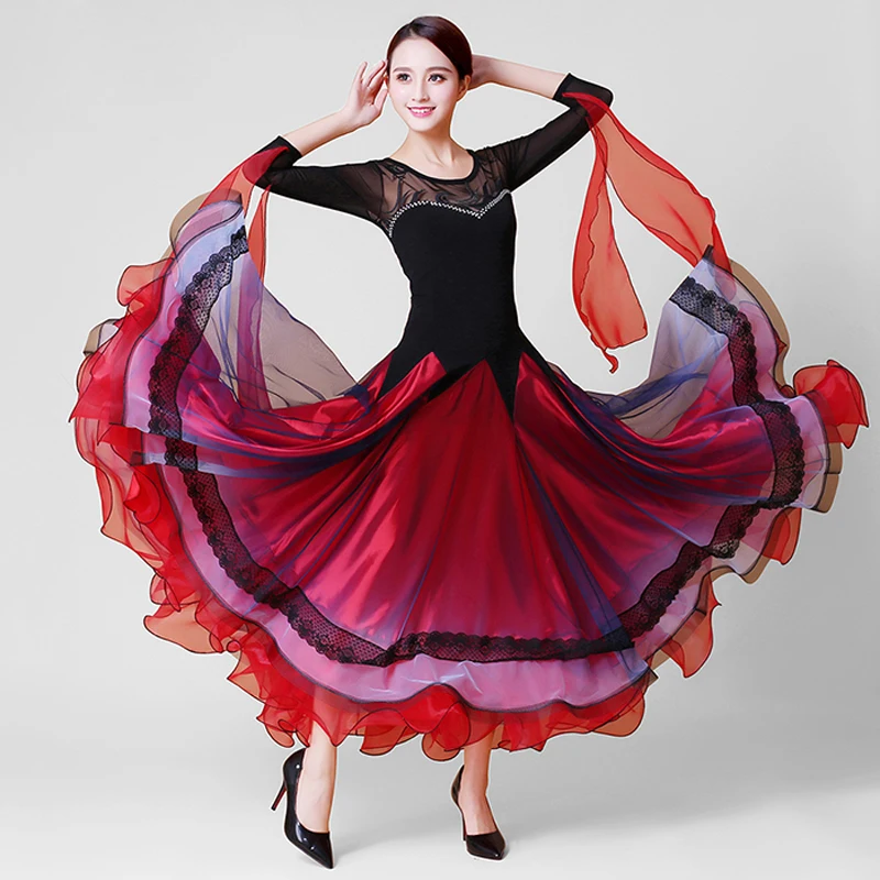 Платье для Бальных соревнований женское 2021 высокое качество разноцветное танго