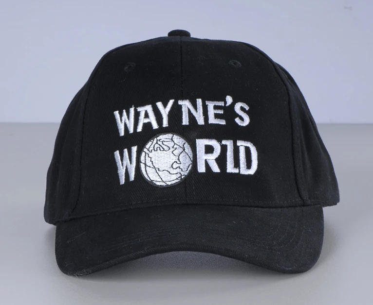 Кепка Wayne's World для косплея, бейсбольные кепки с вышивкой «Земля», бейсболка кепка в стиле унисекс, регулируемая