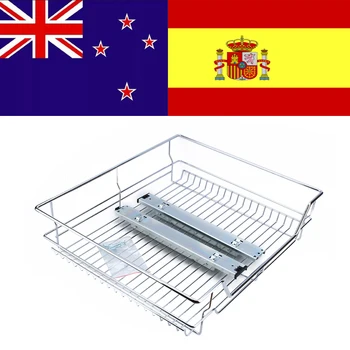 

Telescopic Storage Drawer For 600MM Kitchen Shelving roll up kitchen rack roll up dish drying rack stainless steel dish rack