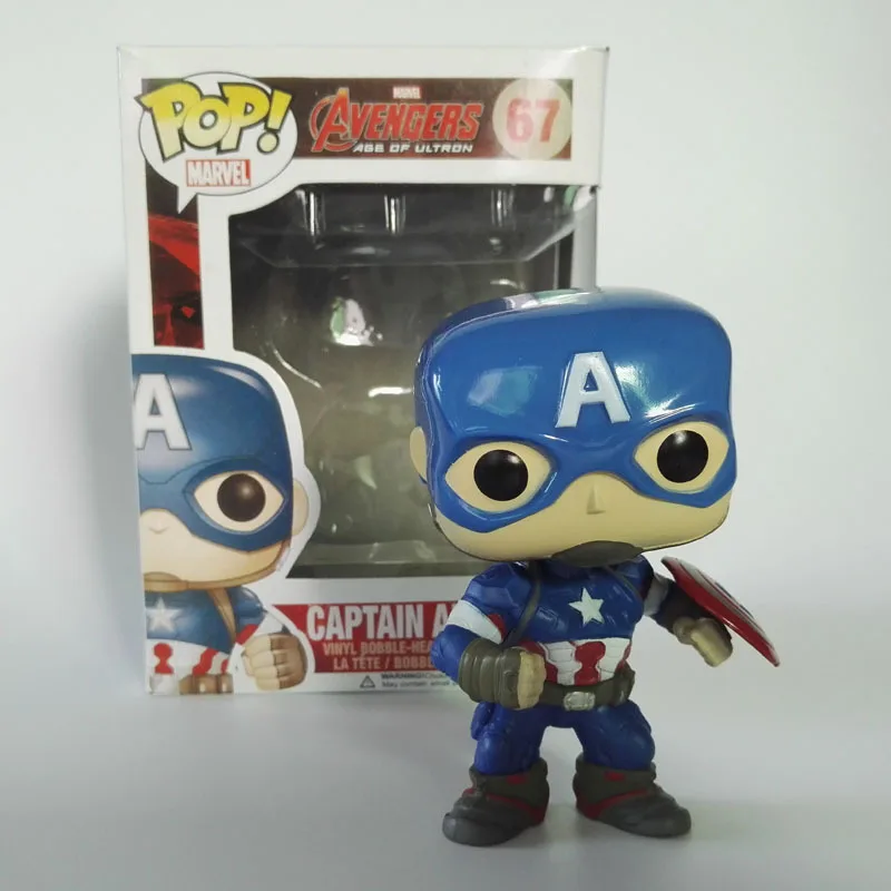 Funko поп Капитан Америка комиксы Модель ПВХ Коллекция игрушек рисунок|Игровые
