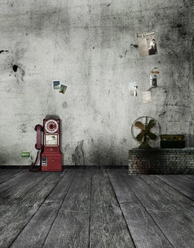 

Vinyl photo background old Wood board indoor vintage newborn children model backdrops for photography