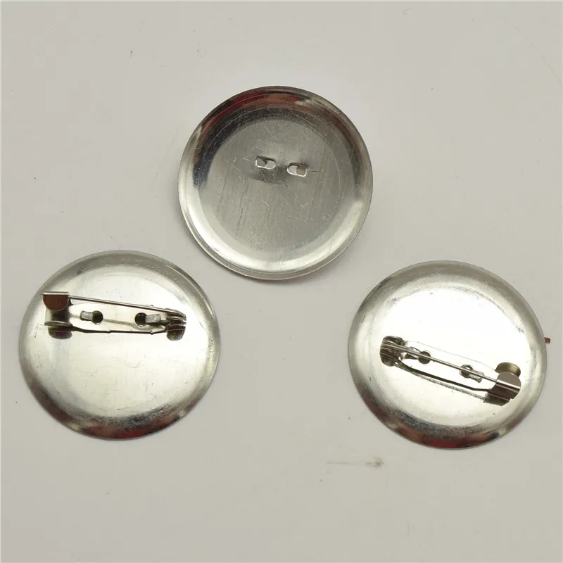 Buy 200pcs 36mm Metal Brooch Round Clasps Pin Disk