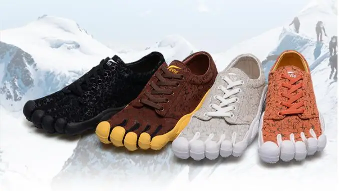 

Women Five Fingers Outdoor GYM walking shoes ladies Slip-Resistant Cow-split leather waterproof climbing trekking 5 Toe Shoes