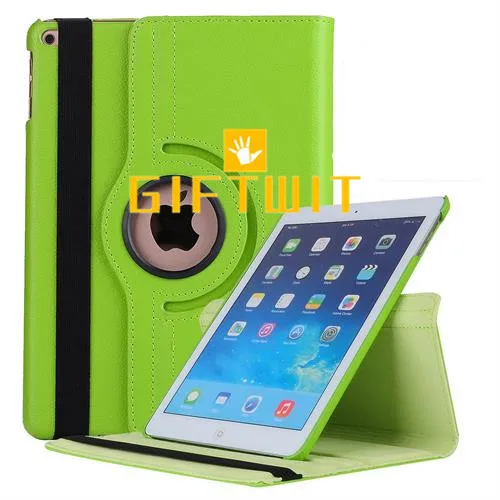 

Case For iPad Air 2 Coque Funda, 360 Rotating Smart Stand Tablet Cover Case For iPad 6 with Auto Sleep Wake Multi-Angle Viewing