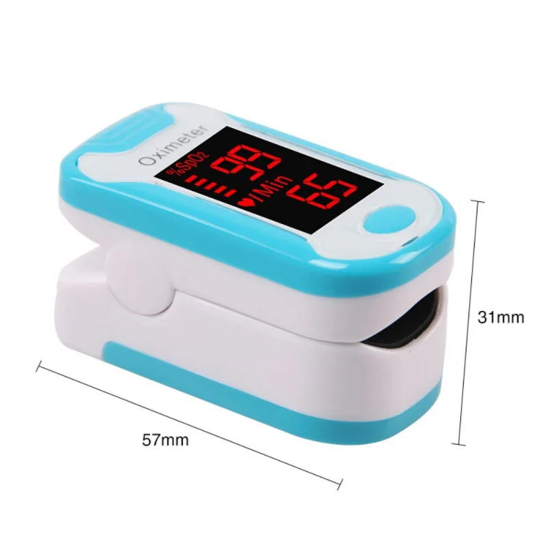 

Fingertip Pulse Oximeter Finger Clip Pulse Oximeter / Oxygen Saturation Monitor / Heart Rate Monitor Black Hot Sale M