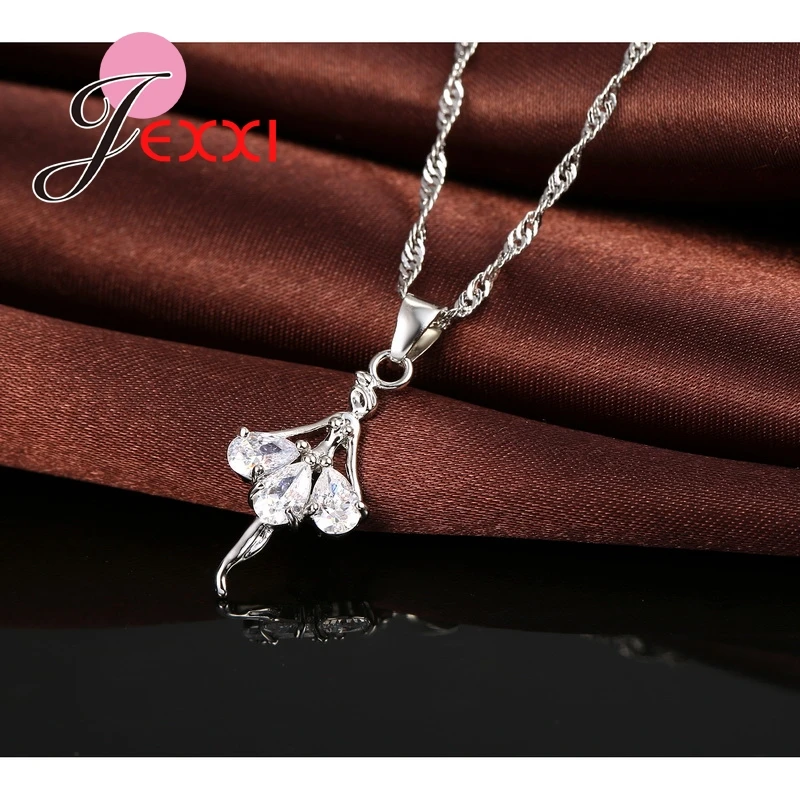 Комплект из колье и серёг серебра 925 пробы|jewelry box making supplies|jewelry ballerinajewelry supplies ring bases