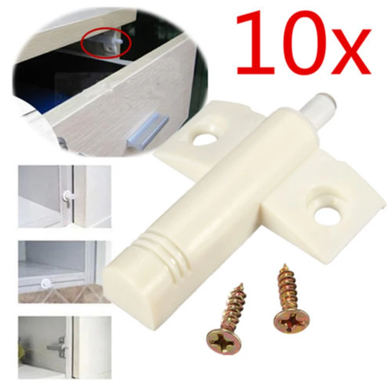 New 10Pcs Soft Close Kitchen Door Drawer Closer Damper Buffers