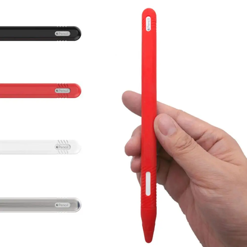 Защитный чехол для Apple Pencil 2 360 круглый защитный нескользящий стилус силиконовый защитный чехол