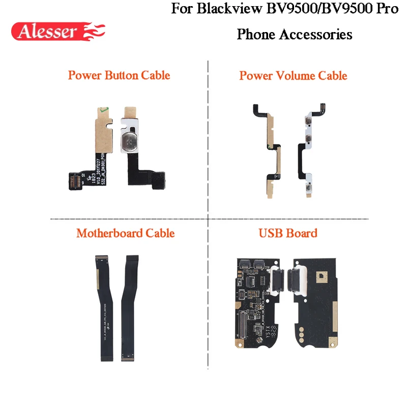 USB кабель Alesser для Blackview BV9500 материнская плата FPC объемный питания|Шлейфы