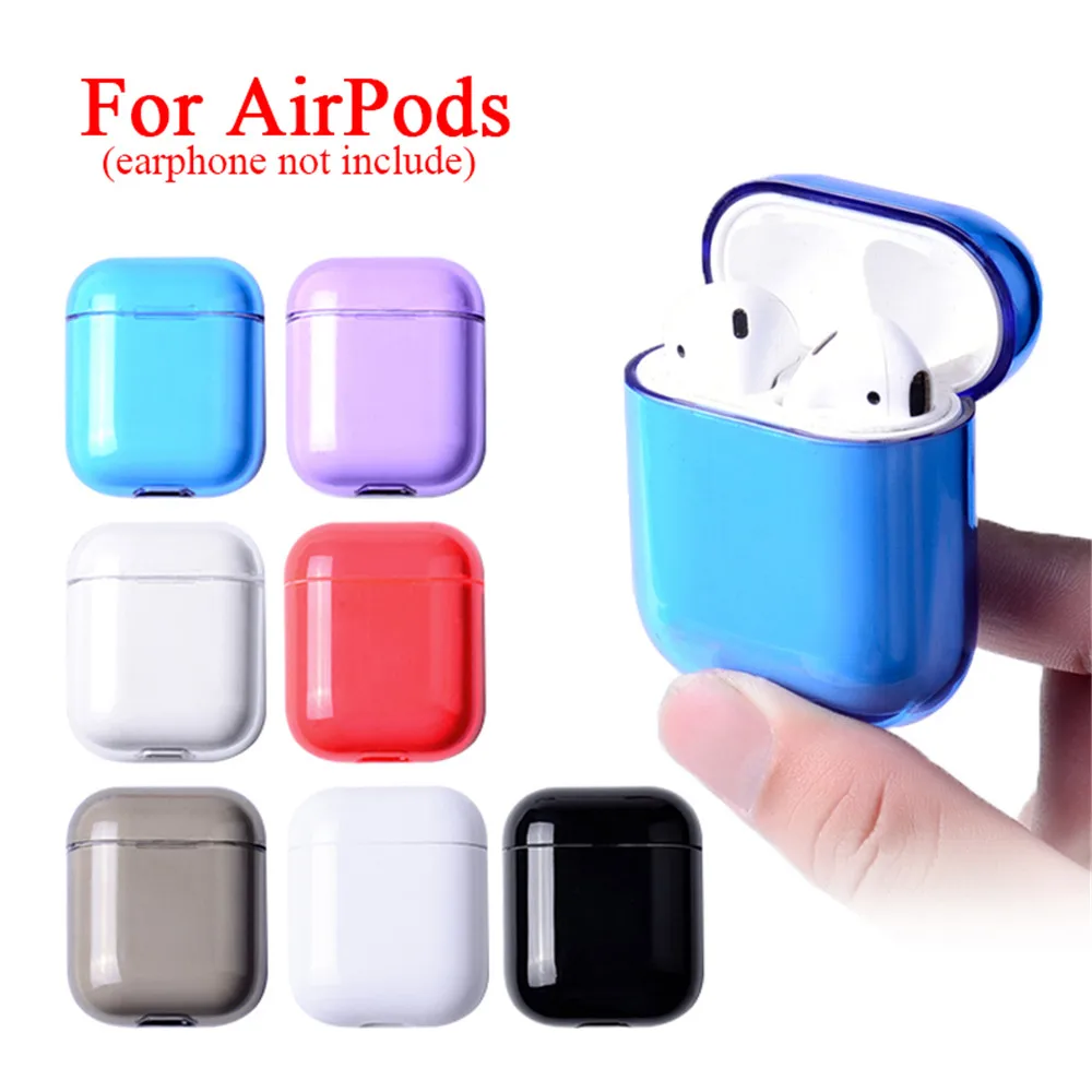 

Hard Earphone Case For Apple Airpods Shockproof Cover For Apple AirPods Earphone Cases Ultra Thin Air Pods Protector Case