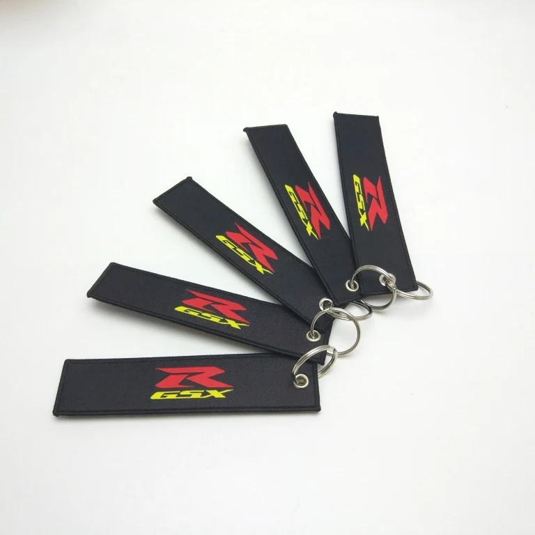 

Motorcycle Embroidery Key Chain Key Ring For SUZUKI GSX-R600 GSXR GSX-R 600 750 1000 GSX 1300R HAYABUSA GSX1300R