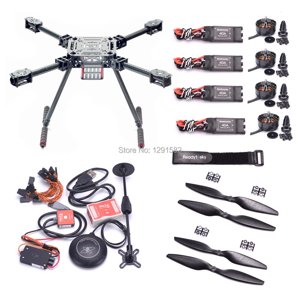 

ZD550 Carbon Fiber Quadcopter Frame Kit with landing gear Naza M lite M8N GPS 3508 580KV Brushless Motor 40A ESC OPTO 2-6S ESC