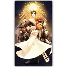 D. серый человек плакат популярный классический японский аниме домашнего декора шелковые плакат картина принт Настенный декор 30x53 см 50x89 см