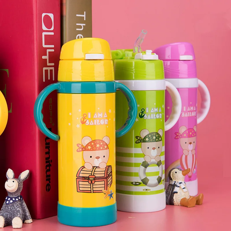Новое поступление Bpa free 500 мл Детские 18/8 из нержавеющей стали вакуумные фляги